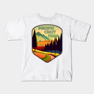 Pacific Crest Trail Colors Kids T-Shirt